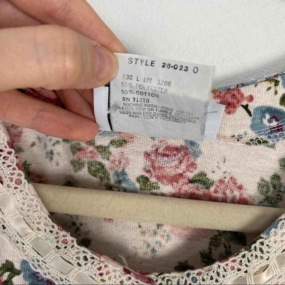 Amy Byer Floral Lace Girls Drop Waist Dress sz. 12 - Picture 7 of 16